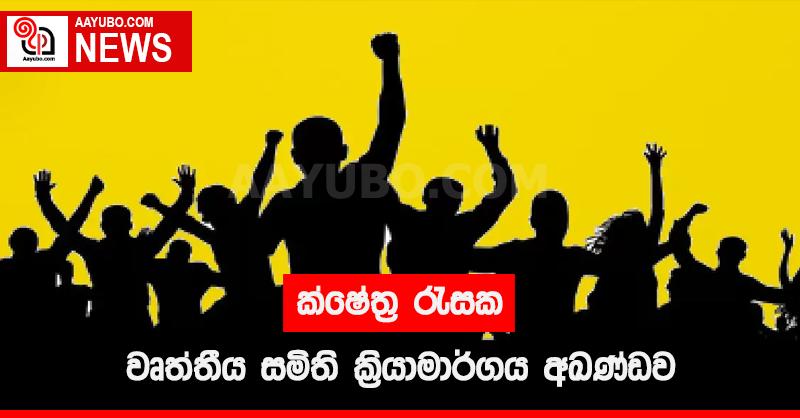 ක්ෂේත්‍ර රැසක වෘත්තිය සමිති ක්‍රියාමාර්ගය අඛණ්ඩව