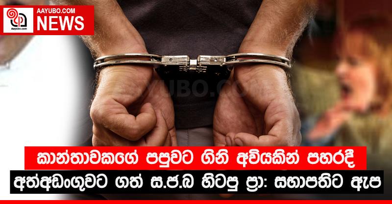 කාන්තාවකගේ පපුවට ගිනි අවියකින් පහරදී අත්අඩංගුවටගත් ස.ජ.බ හිටපු ප්‍රා: සභාපතිට ඇප