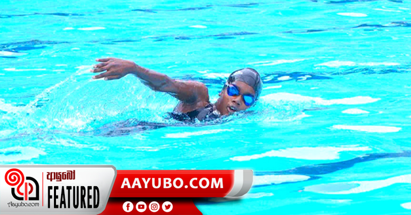 ජලයේදී විස්කම් දක්වන පුංචි නවංජනා
