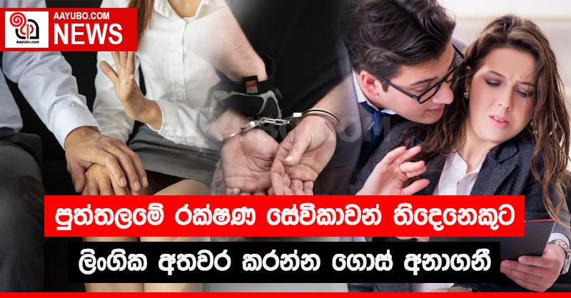 පුත්තලමේ රක්ෂණ සේවිකාවන් තිදෙනෙකුට ලිංගික අතවර කරන්න ගොස් අනාගනී