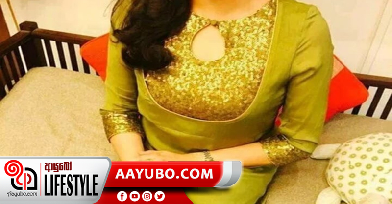 යුවතියකට ඔබින සල්වාර් මෝස්තරයක්