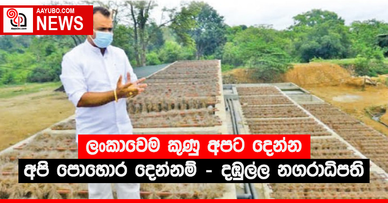 ලංකාවෙම කුණු අපට දෙන්න අපි පොහොර දෙන්නම් - දඹුල්ල නගරාධිපති