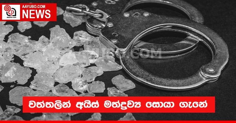 වත්තලින් අයිස් මත්ද්‍රව්‍ය සොයා ගැනේ